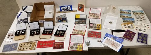 BOX FOREIGN MINT + PROOF SETS