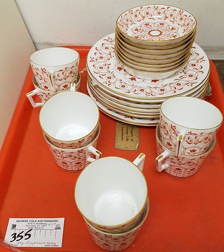 TRAY 24 PC. ROYAL CROWN DERBY LUNCHEON SET
