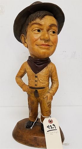 VINTAGE ESCO STATUES OF WILL ROGERS 1972