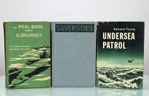 3 Vintage Submarine Hardcover Book Grouping 4