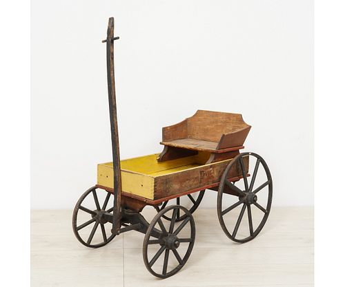 VICTORIAN PAINTED CHILD'S WAGON
