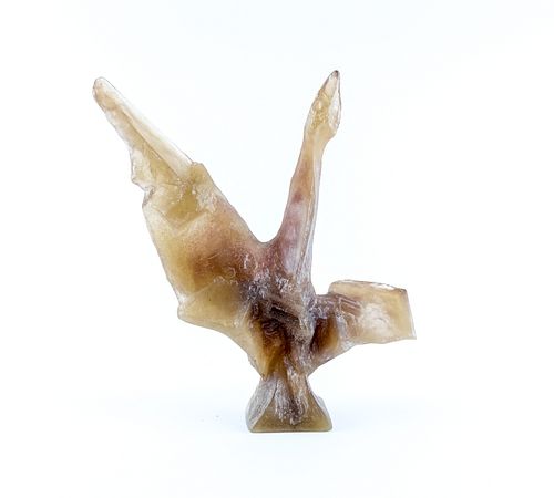 Daum Pate De Verre Art Glass Bird Sculpture
