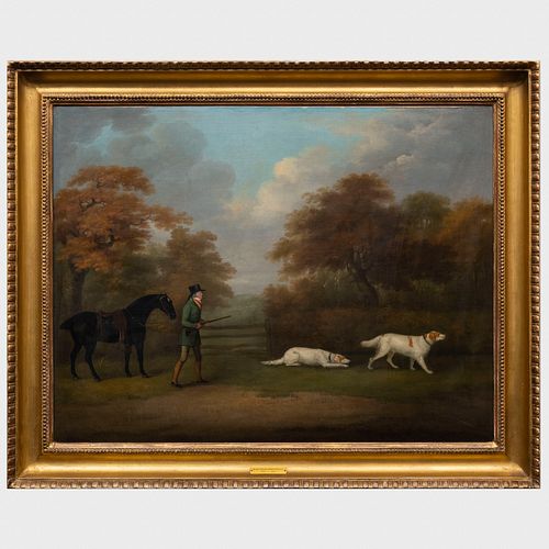 John Nost Sartorius (1759-c. 1830): Mr. Champion out Shooting with His Dogs