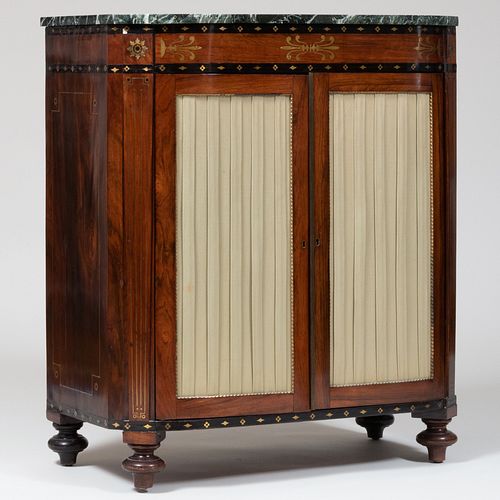 Regency Gilt-Metal-Mounted Rosewood Side Cabinet