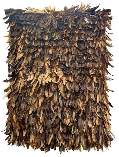 African Feather-Clad Dance Garment, Ivory Coast