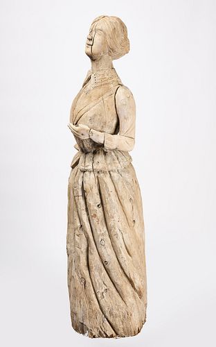 Folk Art Trade Figure of a Lady