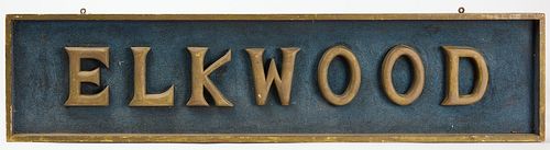 ELKWOOD Sign