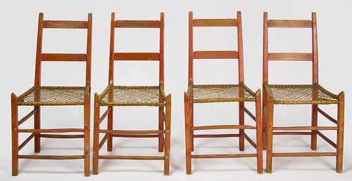 Set of Four Canadian Chairs