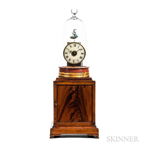 Lighthouse Alarm Clock Attributed to Simon Willard