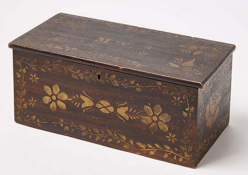 Maine Paint-Decorated Box