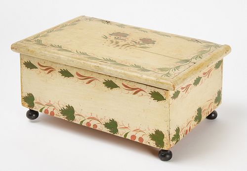 Fine Paint-Decorated Box