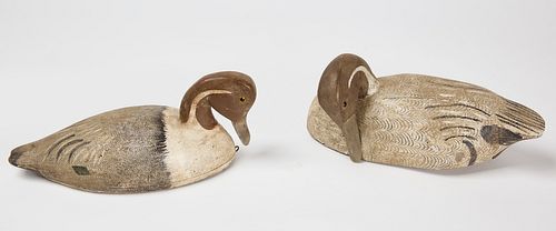 Pair of Pintail Decoys