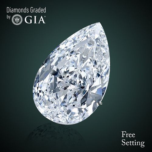 1.90 ct, D/VS1, Pear cut GIA Graded Diamond. Appraised Value: $58,200 