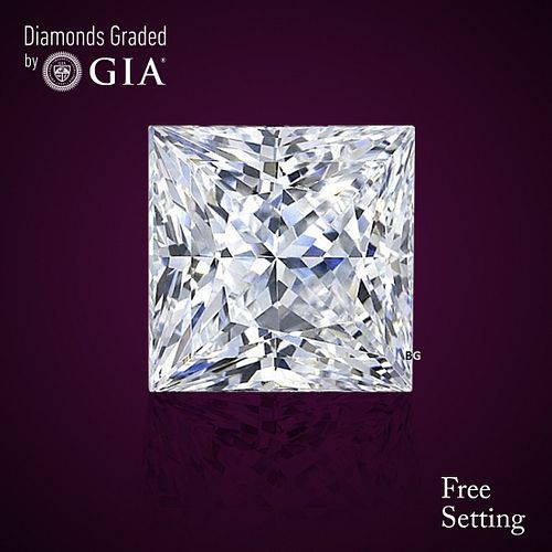 2.02 ct, H/VVS1, Princess cut GIA Graded Diamond. Appraised Value: $63,600 