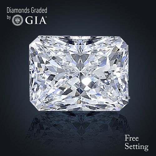 2.21 ct, D/VS1, Radiant cut GIA Graded Diamond. Appraised Value: $94,400 