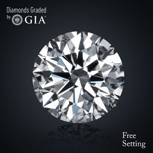 1.55 ct, F/VVS1, Round cut GIA Graded Diamond. Appraised Value: $69,800 