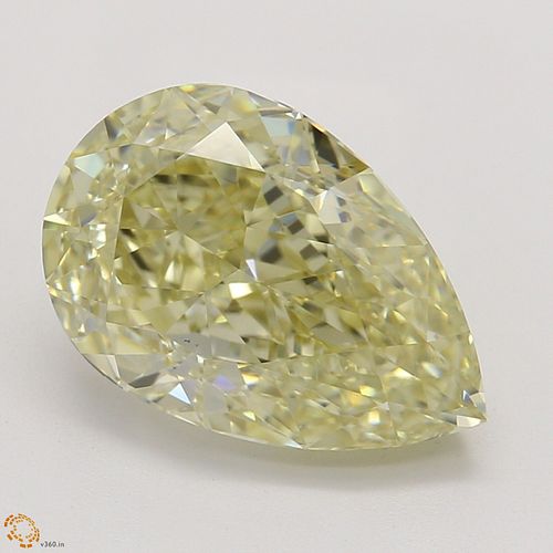 2.24 ct, Natural Fancy Yellow Even Color, VS1, Pear cut Diamond (GIA Graded), Appraised Value: $61,300 