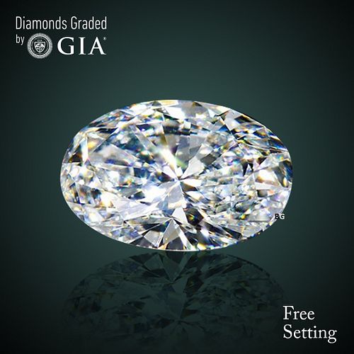 1.50 ct, E/VVS2, Oval cut GIA Graded Diamond. Appraised Value: $45,900 