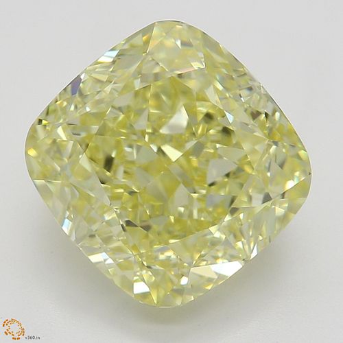 3.06 ct, Natural Fancy Yellow Even Color, IF, Cushion cut Diamond (GIA Graded), Appraised Value: $86,900 