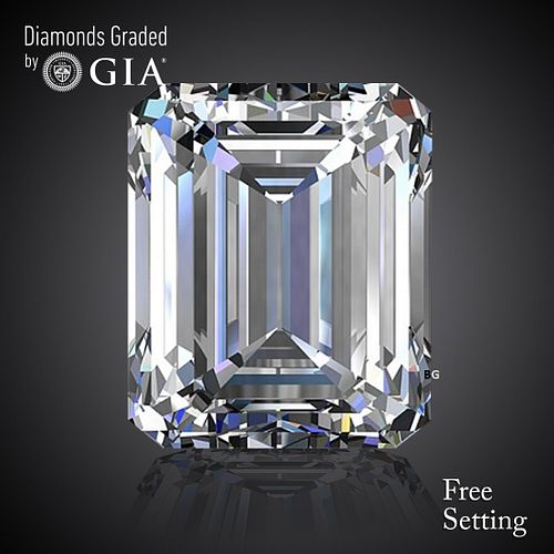 2.04 ct, D/FL, TYPE IIa Emerald cut GIA Graded Diamond. Appraised Value: $117,000 