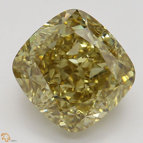 2.81 ct, Natural Fancy Brown Yellow Even Color, VS1, Cushion cut Diamond (GIA Graded), Appraised Value: $30,800 