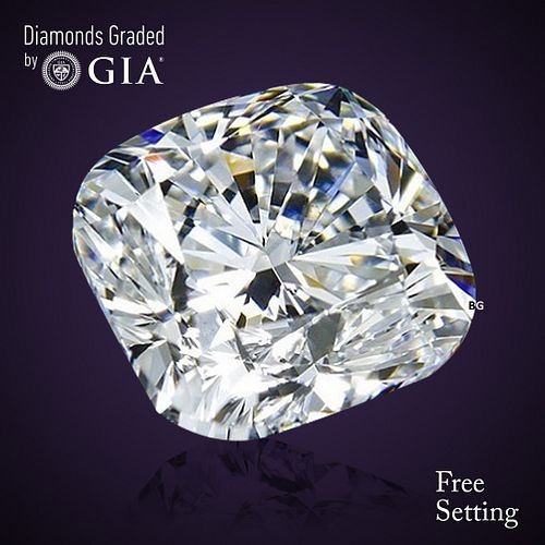 1.70 ct, E/VS1, Cushion cut GIA Graded Diamond. Appraised Value: $49,000 