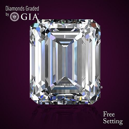 2.01 ct, D/VS2, Emerald cut GIA Graded Diamond. Appraised Value: $79,100 