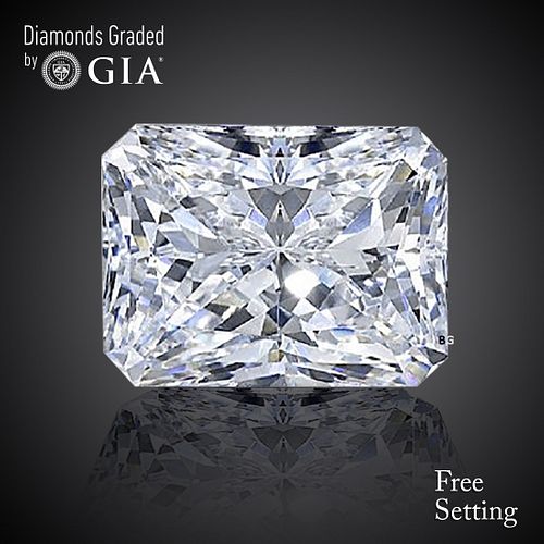 2.03 ct, E/VS2, Radiant cut GIA Graded Diamond. Appraised Value: $75,300 