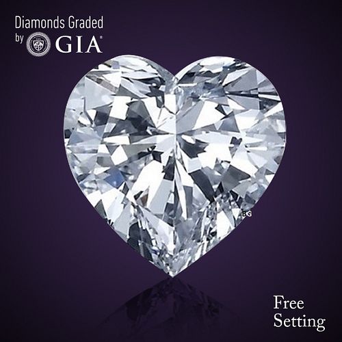 3.01 ct, E/VS2, Heart cut GIA Graded Diamond. Appraised Value: $165,900 