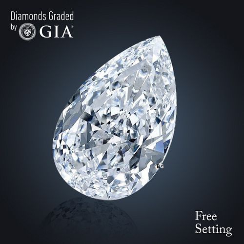2.01 ct, F/VS1, Pear cut GIA Graded Diamond. Appraised Value: $76,800 