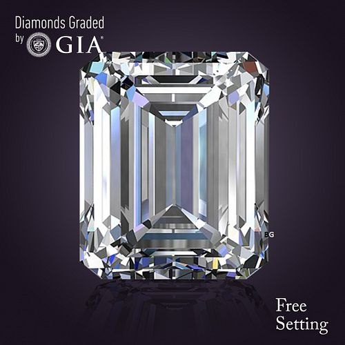 10.33 ct, D/VVS1, TYPE IIa Emerald cut GIA Graded Diamond. Appraised Value: $3,579,300 