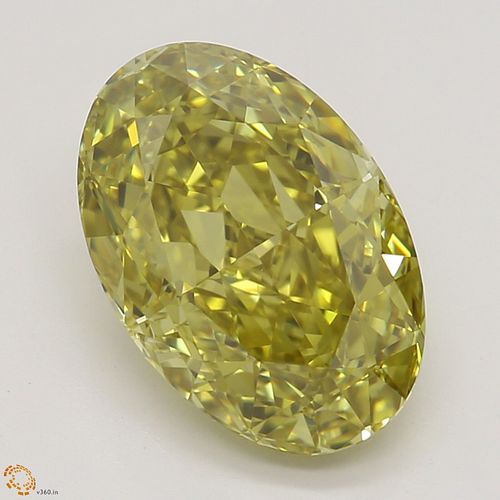 2.01 ct, Natural Fancy Deep Brownish Greenish Yellow Even Color, VVS2, Oval cut Diamond (GIA Graded), Appraised Value: $46,800 