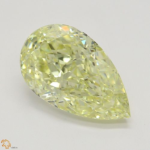 2.15 ct, Natural Fancy Light Yellow Even Color, VVS1, Pear cut Diamond (GIA Graded), Appraised Value: $56,700 