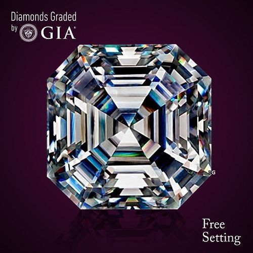 5.01 ct, G/VS2, Square Emerald cut GIA Graded Diamond. Appraised Value: $482,200 