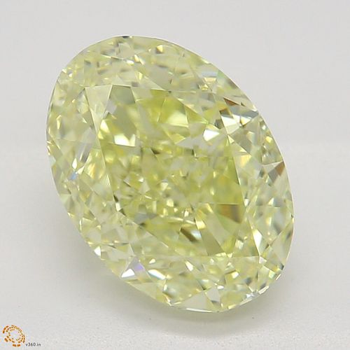 1.60 ct, Natural Fancy Yellow Even Color, VVS2, Oval cut Diamond (GIA Graded), Appraised Value: $32,600 