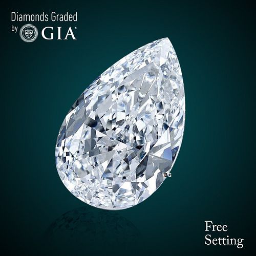 1.50 ct, D/VS1, Pear cut GIA Graded Diamond. Appraised Value: $45,900 