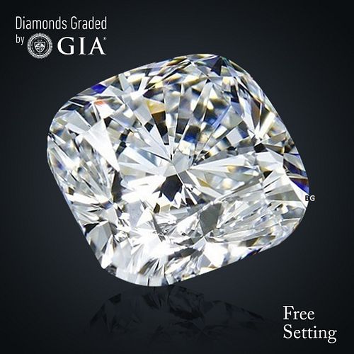 2.01 ct, F/VVS2, Cushion cut GIA Graded Diamond. Appraised Value: $81,400 
