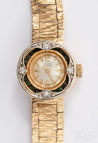 Lucien Piccard 14K gold ladies wristwatch