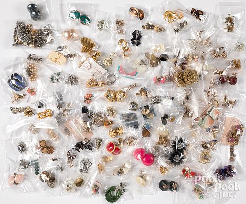 Large group of costume jewelry