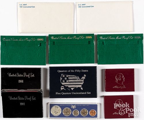 US coin sets and commemoratives