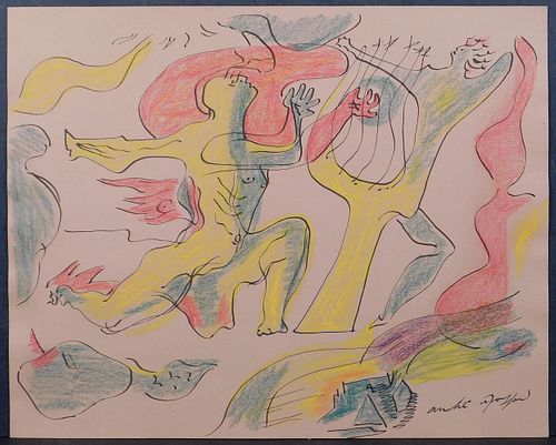 Andre Masson, Manner of/ Attributed: Surreal Figures