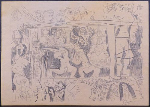 Pablo Picasso, Manner of: Theater of Actors