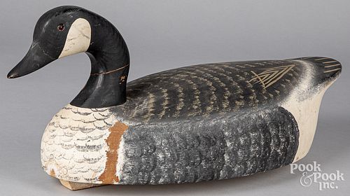 Wildfowler carved and painted Canada Goose decoy