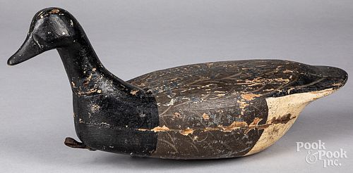 Attributed to Bill Brown, painted duck decoy