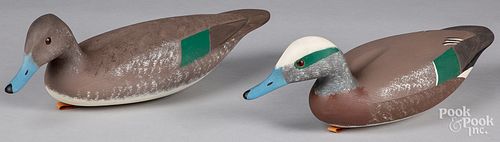 Pair of Hurley Conklin widgeon duck decoys