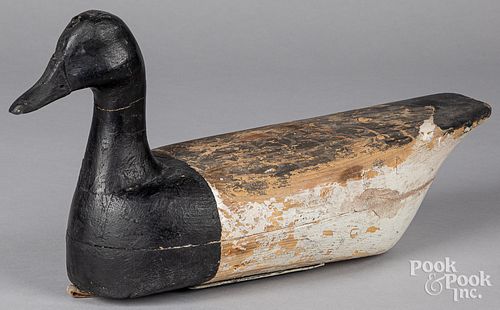 New Jersey carved and painted brant duck decoy
