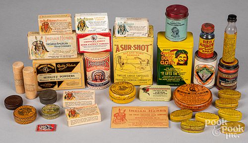 Native American themed medicinal items