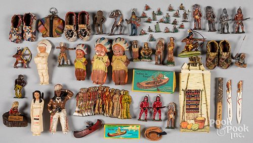 Native American Indian figures and souvenirs