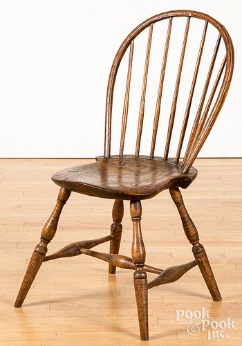 Bowback Windsor side chair, ca. 1790.