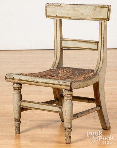 Philadelphia neoclassical child's chair, ca. 1795
